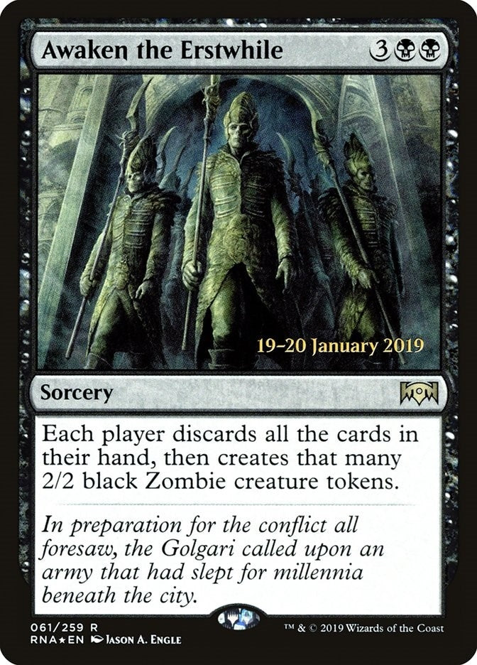 Image for Awaken the Erstwhile (61) [Prerelease Cards] - Magic: The Gathering