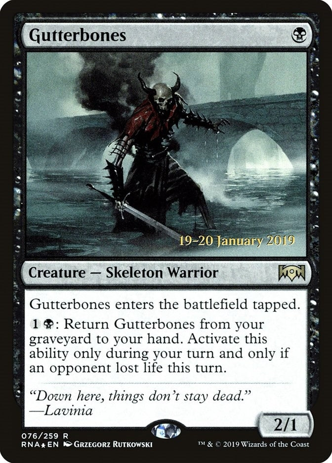 Image for Gutterbones (76) [Prerelease Cards] - Magic: The Gathering