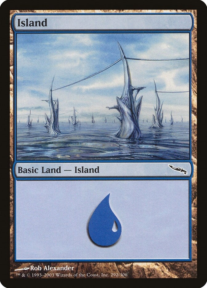 Image for Island (292) (292) [Mirrodin] - Magic: The Gathering