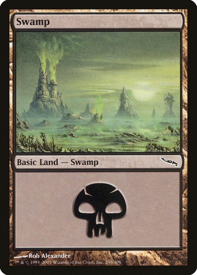 Image for Swamp (296) (296) [Mirrodin] - Magic: The Gathering