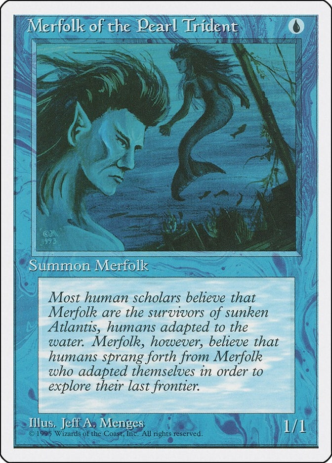Image for Merfolk of the Pearl Trident [Fourth Edition] - Magic: The Gathering