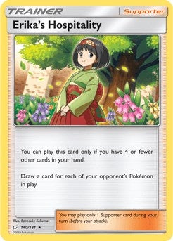 Image for Erika's Hospitality - 140/181 (SM Team Up) (140/181) [Deck Exclusives] - Pokemon