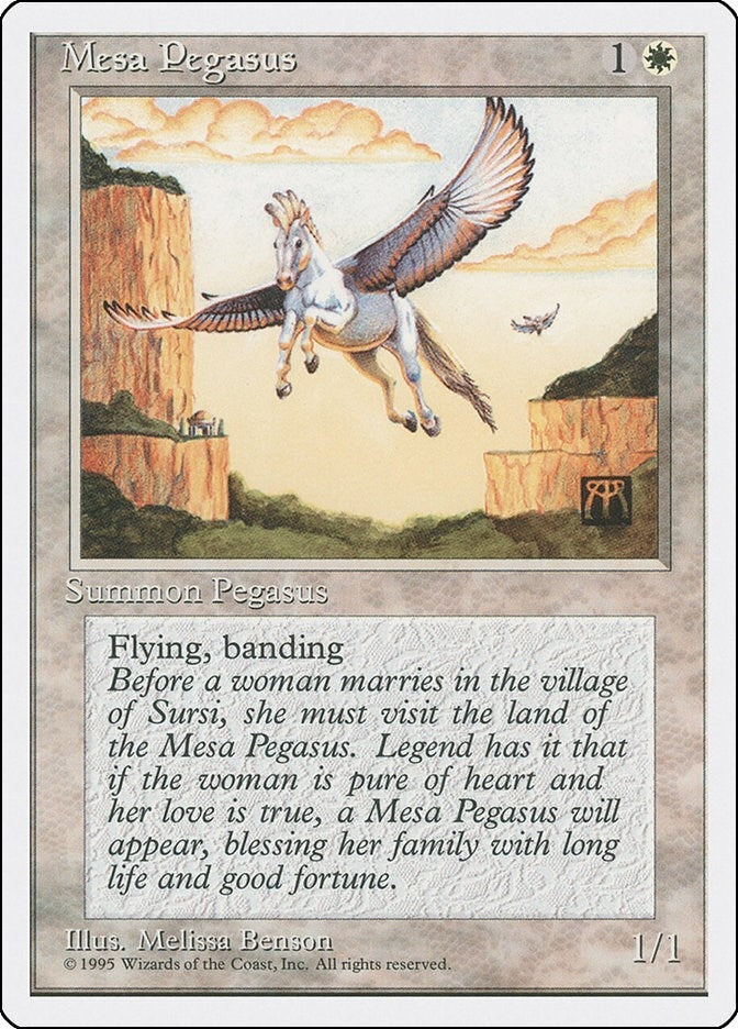 Image for Mesa Pegasus [Fourth Edition] - Magic: The Gathering