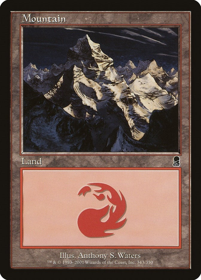 Image for Mountain (343) (343) [Odyssey] - Magic: The Gathering