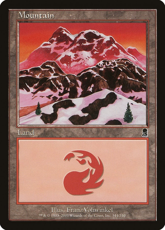 Image for Mountain (344) (344) [Odyssey] - Magic: The Gathering