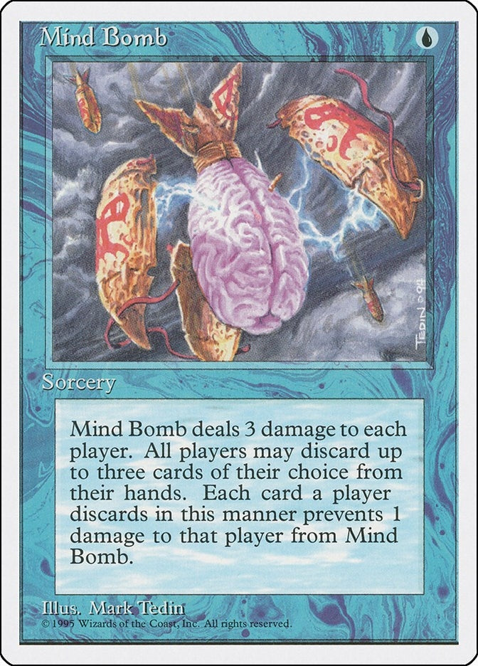 Image for Mind Bomb [Fourth Edition] - Magic: The Gathering