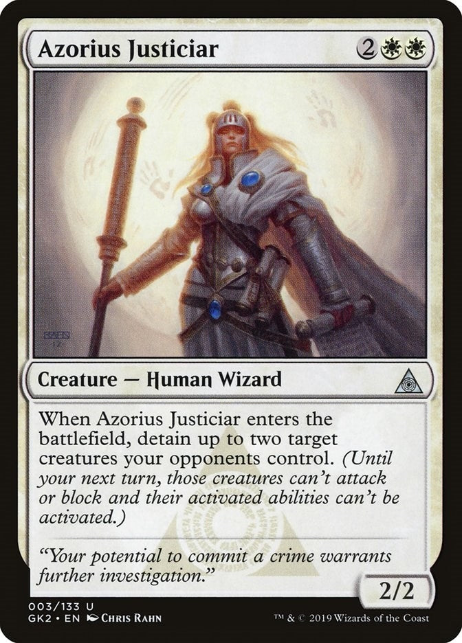 Image for Azorius Justiciar (3) [Ravnica Allegiance: Guild Kits] - Magic: The Gathering