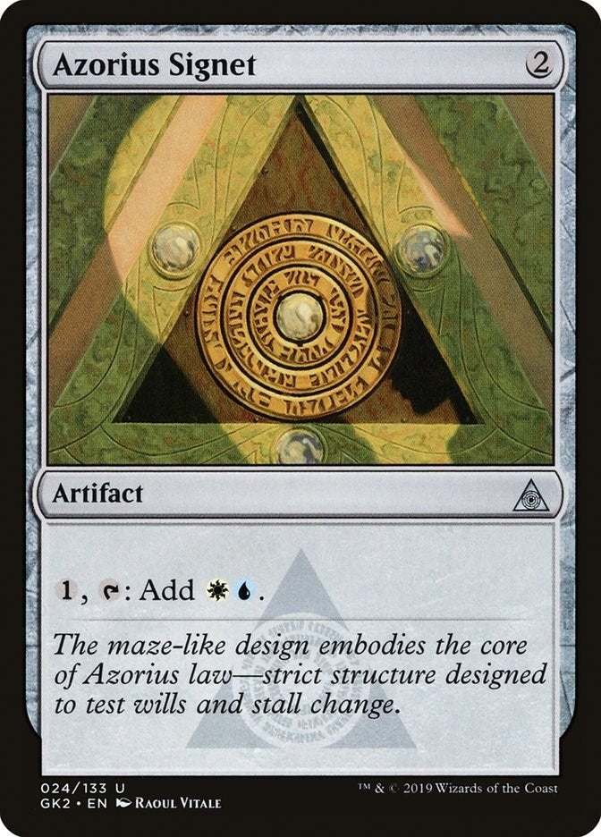 Image for Azorius Signet (24) [Ravnica Allegiance: Guild Kits] - Magic: The Gathering
