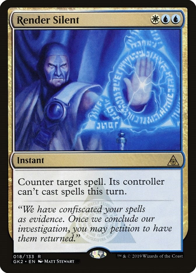 Image for Render Silent (18) [Ravnica Allegiance: Guild Kits] - Magic: The Gathering