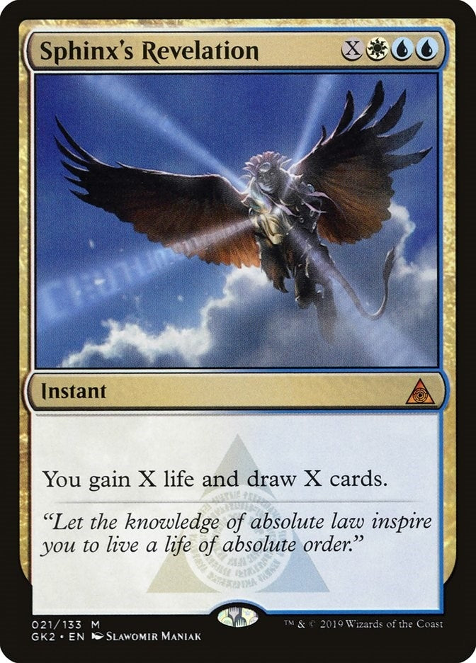 Image for Sphinx's Revelation (21) [Ravnica Allegiance: Guild Kits] - Magic: The Gathering