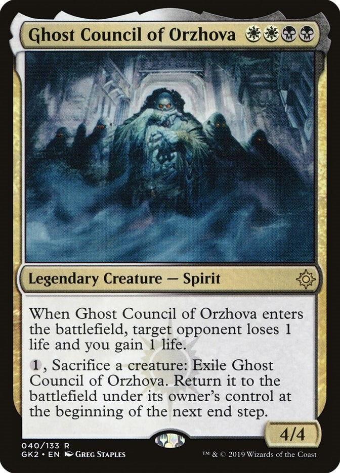 Image for Ghost Council of Orzhova (40) [Ravnica Allegiance: Guild Kits] - Magic: The Gathering
