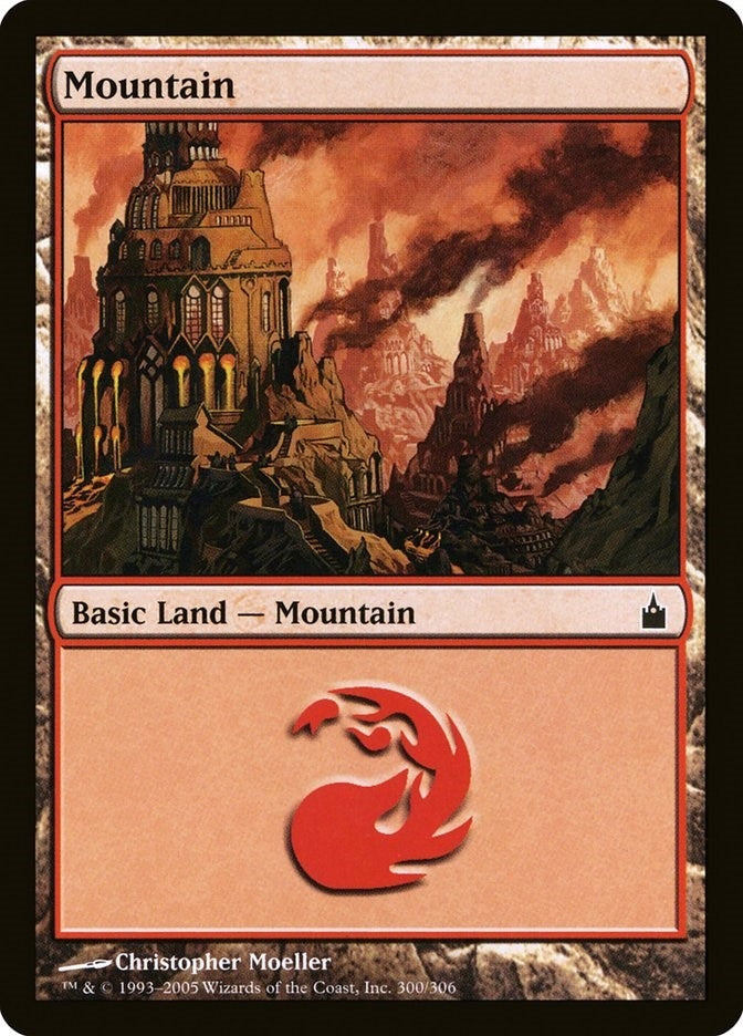 Image for Mountain (300) (300) [Ravnica: City of Guilds] - Magic: The Gathering