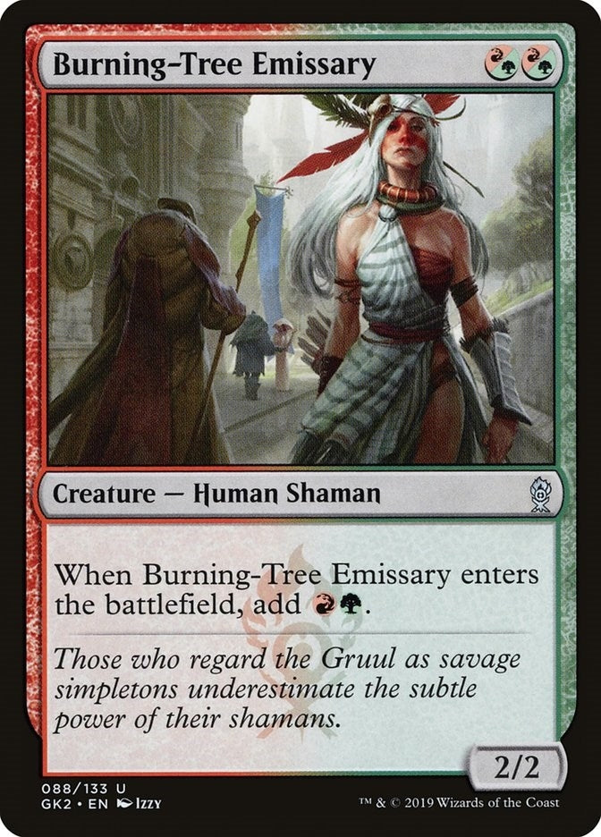 Image for Burning-Tree Emissary (88) [Ravnica Allegiance: Guild Kits] - Magic: The Gathering