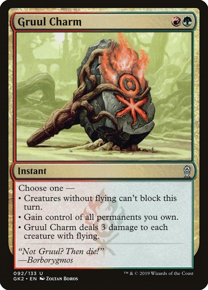 Image for Gruul Charm (92) [Ravnica Allegiance: Guild Kits] - Magic: The Gathering