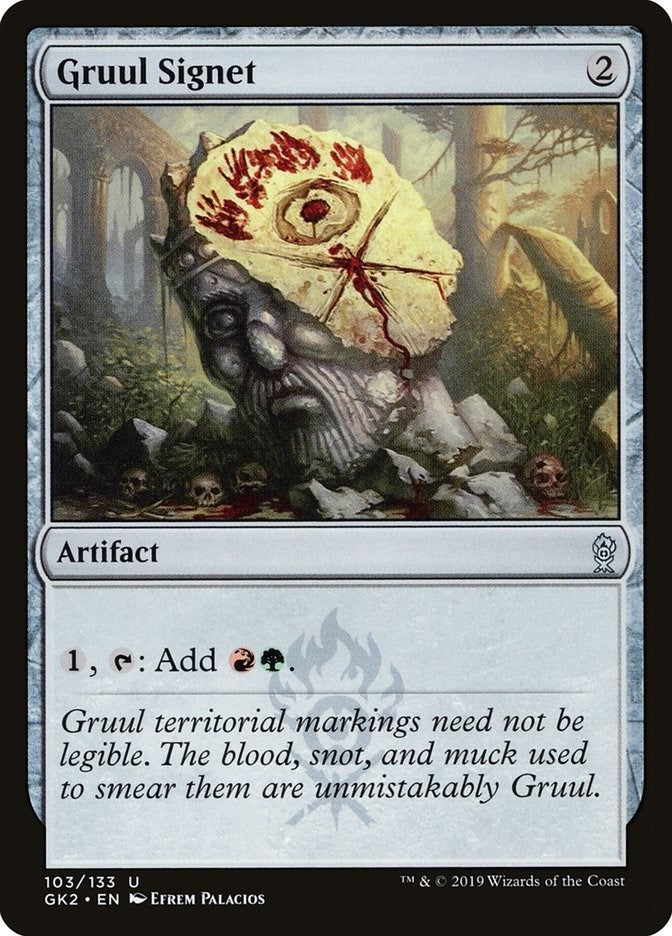 Image for Gruul Signet (103) [Ravnica Allegiance: Guild Kits] - Magic: The Gathering