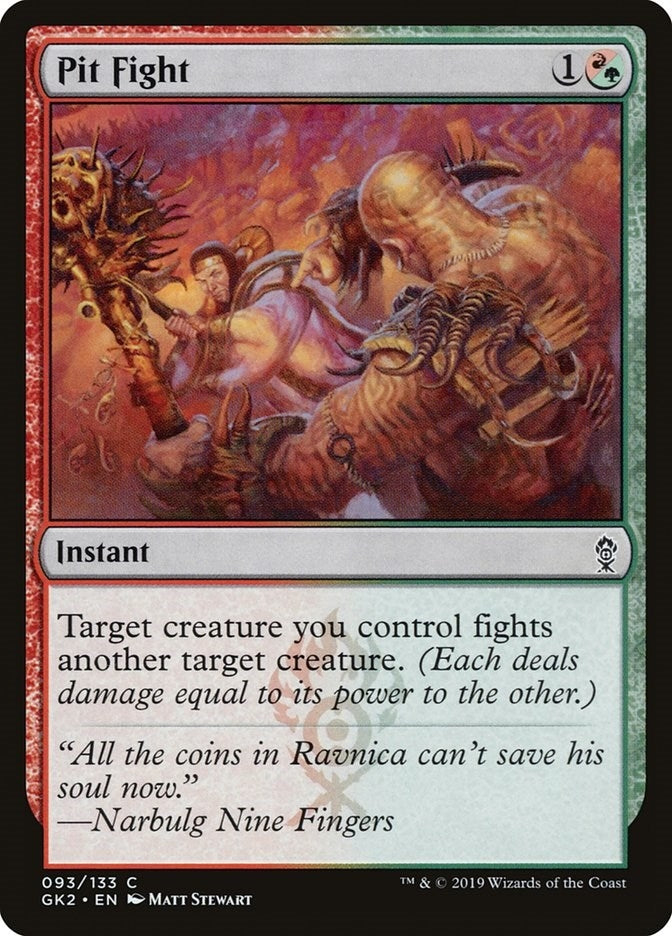 Image for Pit Fight (93) [Ravnica Allegiance: Guild Kits] - Magic: The Gathering