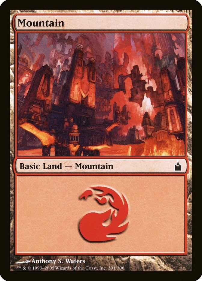 Image for Mountain (301) (301) [Ravnica: City of Guilds] - Magic: The Gathering