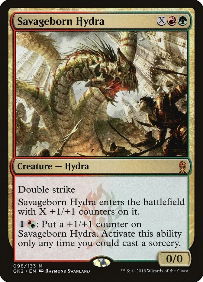 Image for Savageborn Hydra (98) [Ravnica Allegiance: Guild Kits] - Magic: The Gathering