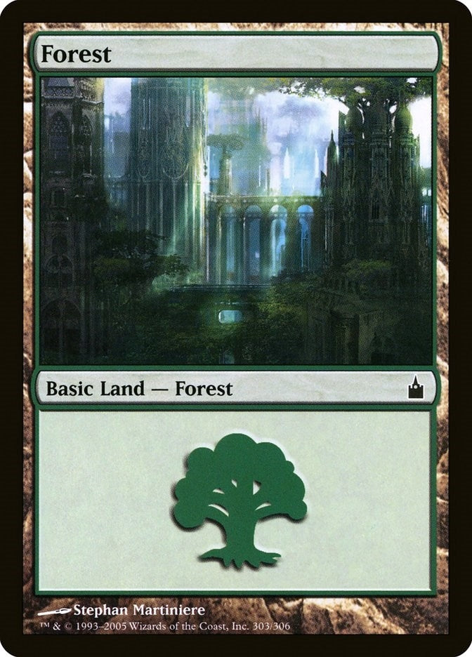 Image for Forest (303) (303) [Ravnica: City of Guilds] - Magic: The Gathering