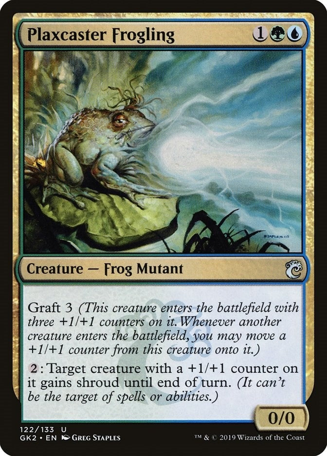 Image for Plaxcaster Frogling (122) [Ravnica Allegiance: Guild Kits] - Magic: The Gathering