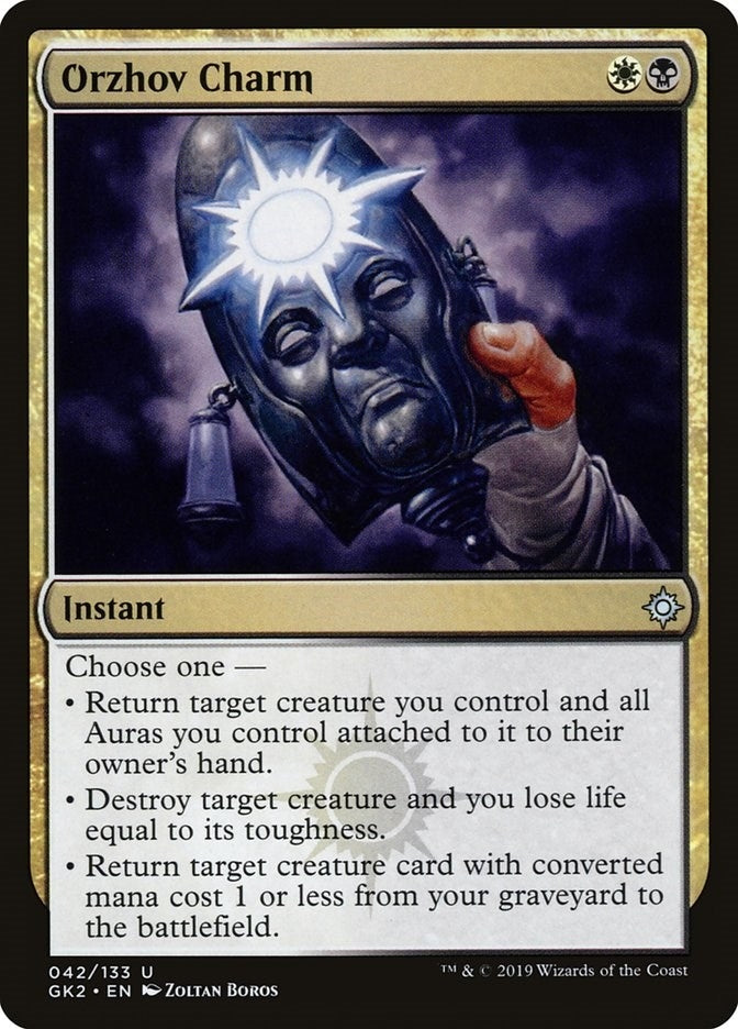Image for Orzhov Charm (42) [Ravnica Allegiance: Guild Kits] - Magic: The Gathering