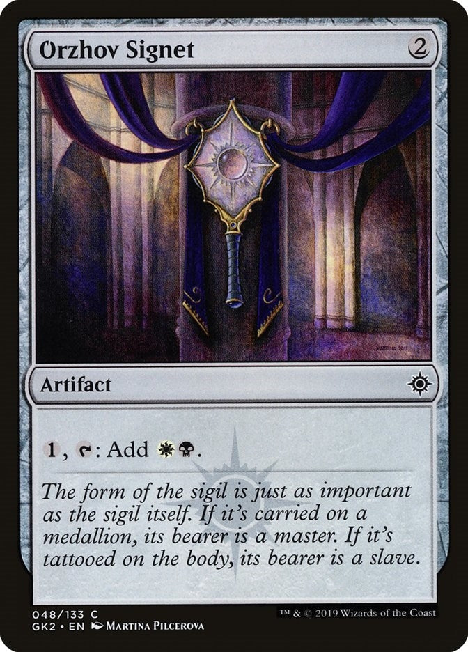 Image for Orzhov Signet (48) [Ravnica Allegiance: Guild Kits] - Magic: The Gathering