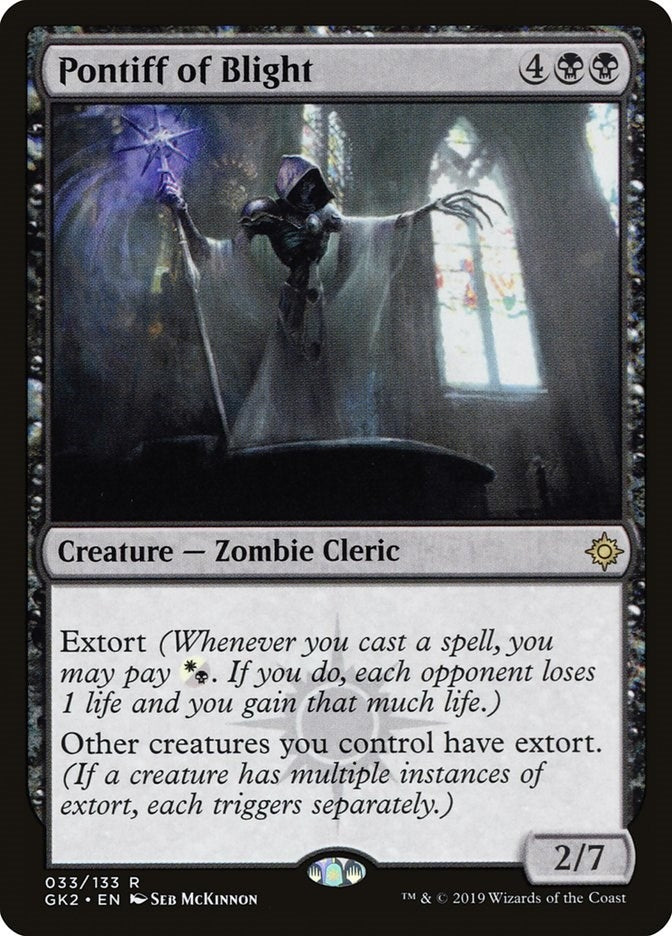Pontiff of Blight (33) [Ravnica Allegiance: Guild Kits]
