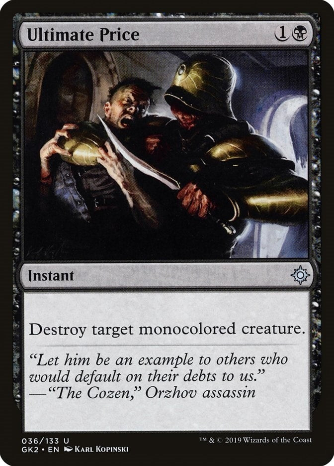 Image for Ultimate Price (36) [Ravnica Allegiance: Guild Kits] - Magic: The Gathering