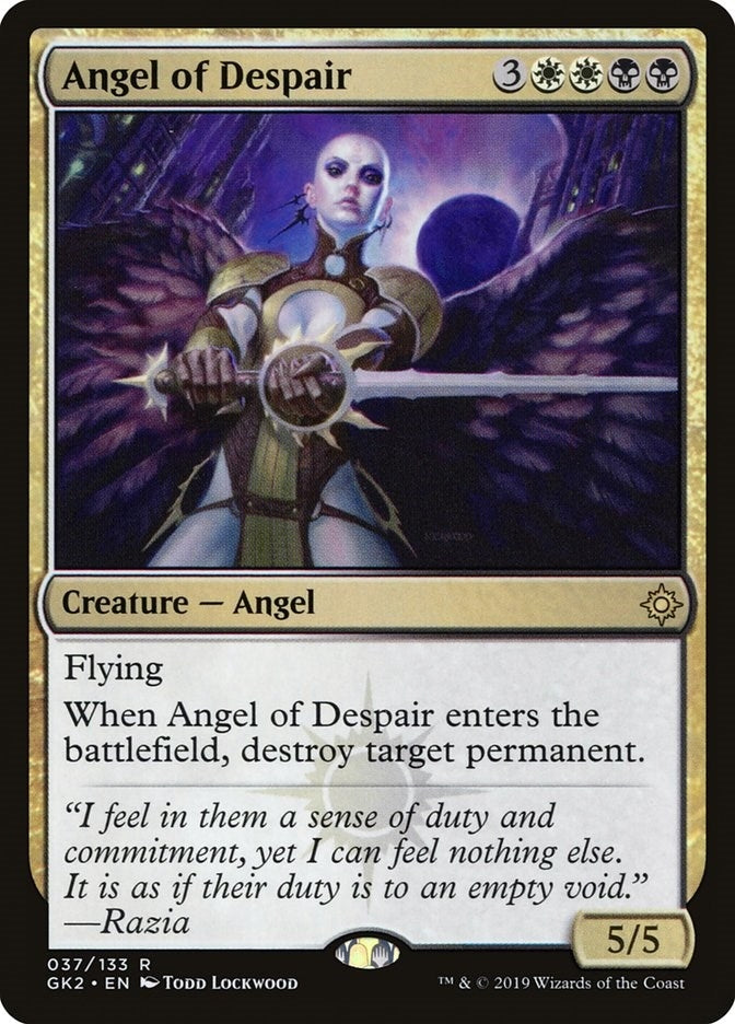 Image for Angel of Despair (37) [Ravnica Allegiance: Guild Kits] - Magic: The Gathering