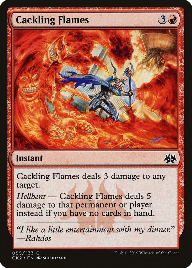 Image for Cackling Flames (55) [Ravnica Allegiance: Guild Kits] - Magic: The Gathering