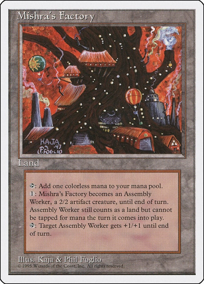 Image for Mishra's Factory [Fourth Edition] - Magic: The Gathering