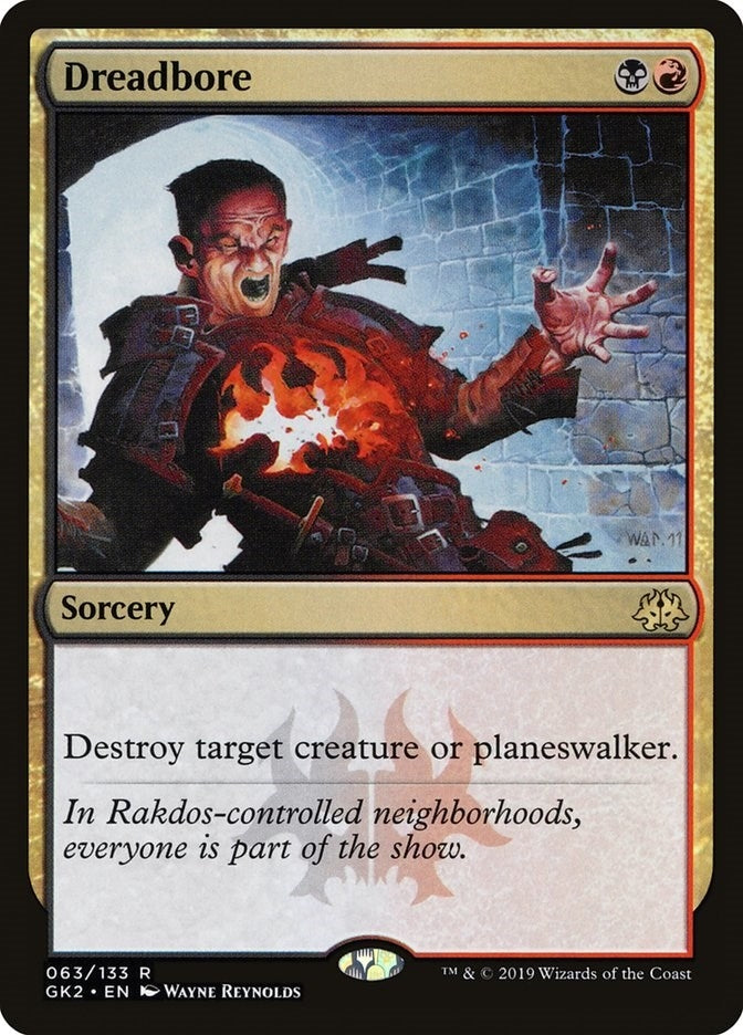 Image for Dreadbore (63) [Ravnica Allegiance: Guild Kits] - Magic: The Gathering