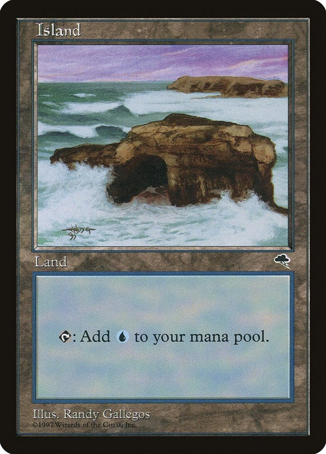 Image for Island (Crashing Waves) (336) [Tempest] - Magic: The Gathering