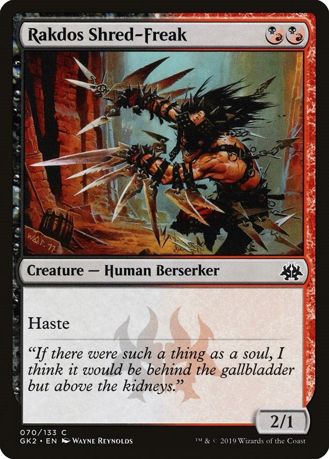 Image for Rakdos Shred-Freak (70) [Ravnica Allegiance: Guild Kits] - Magic: The Gathering