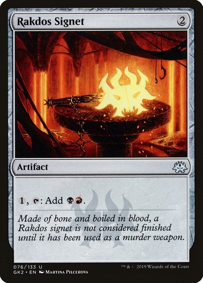 Image for Rakdos Signet (76) [Ravnica Allegiance: Guild Kits] - Magic: The Gathering