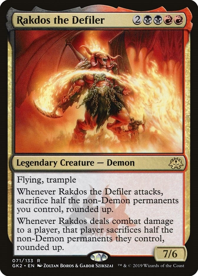 Image for Rakdos the Defiler (71) [Ravnica Allegiance: Guild Kits] - Magic: The Gathering