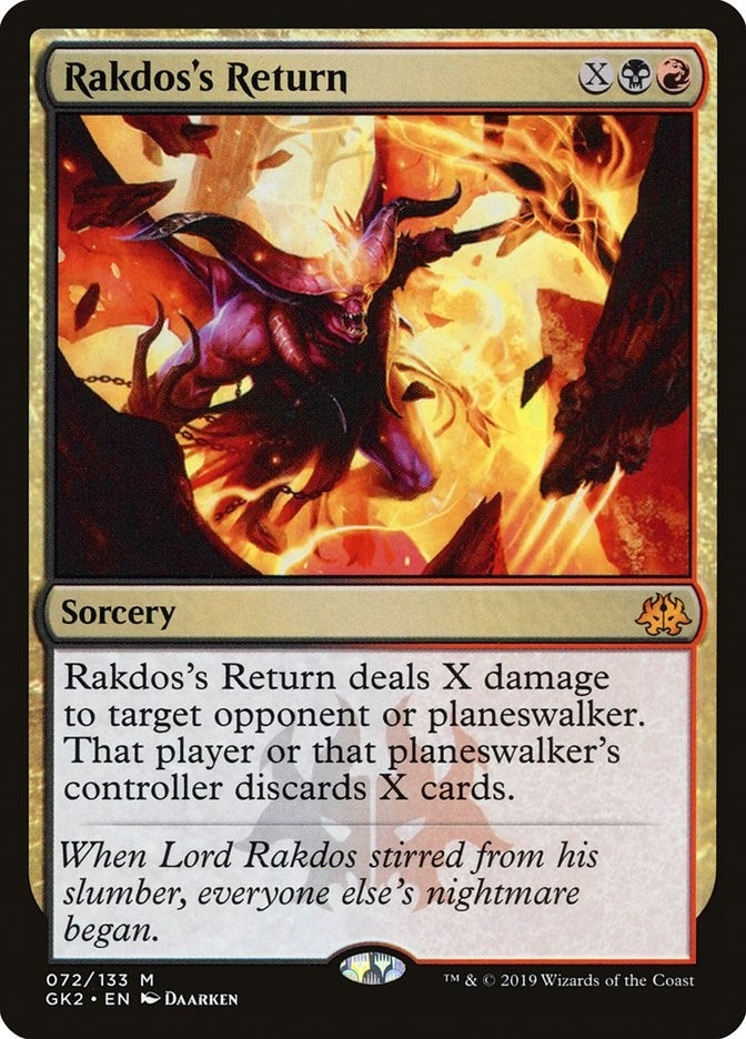 Rakdos's Return (72) [Ravnica Allegiance: Guild Kits]