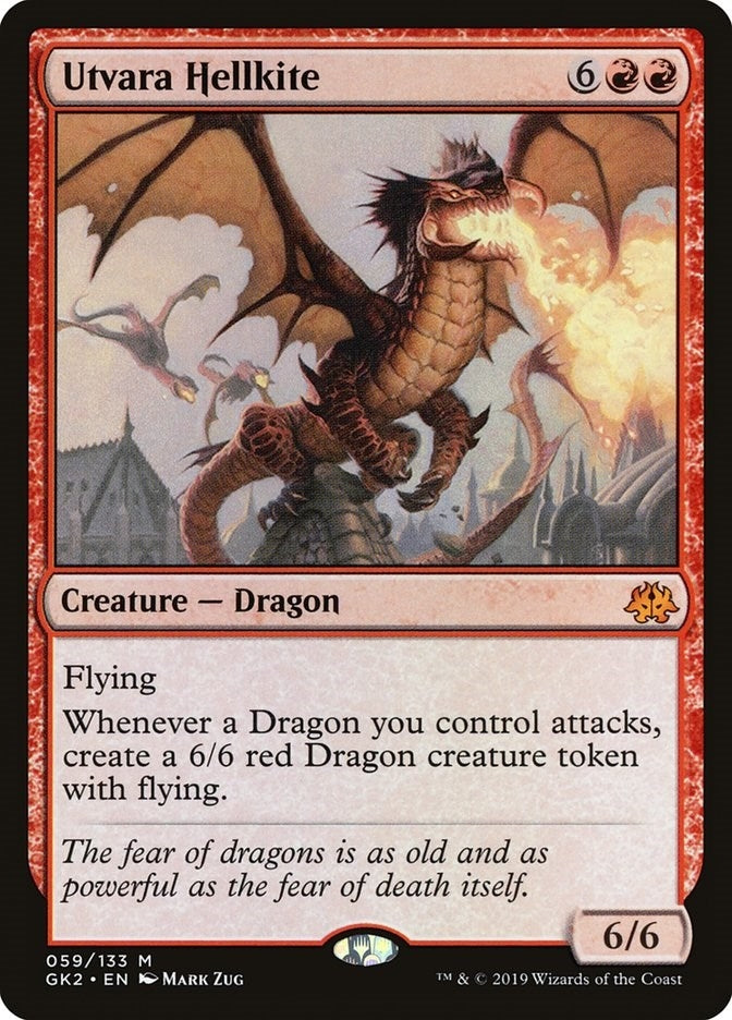 Image for Utvara Hellkite (59) [Ravnica Allegiance: Guild Kits] - Magic: The Gathering