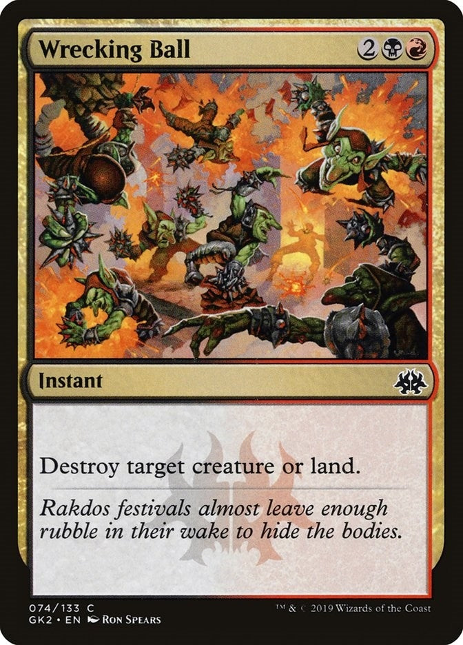 Image for Wrecking Ball (74) [Ravnica Allegiance: Guild Kits] - Magic: The Gathering