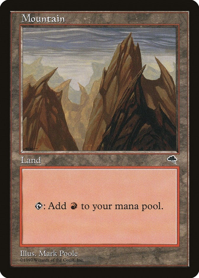 Image for Mountain (Vertical) (343) [Tempest] - Magic: The Gathering