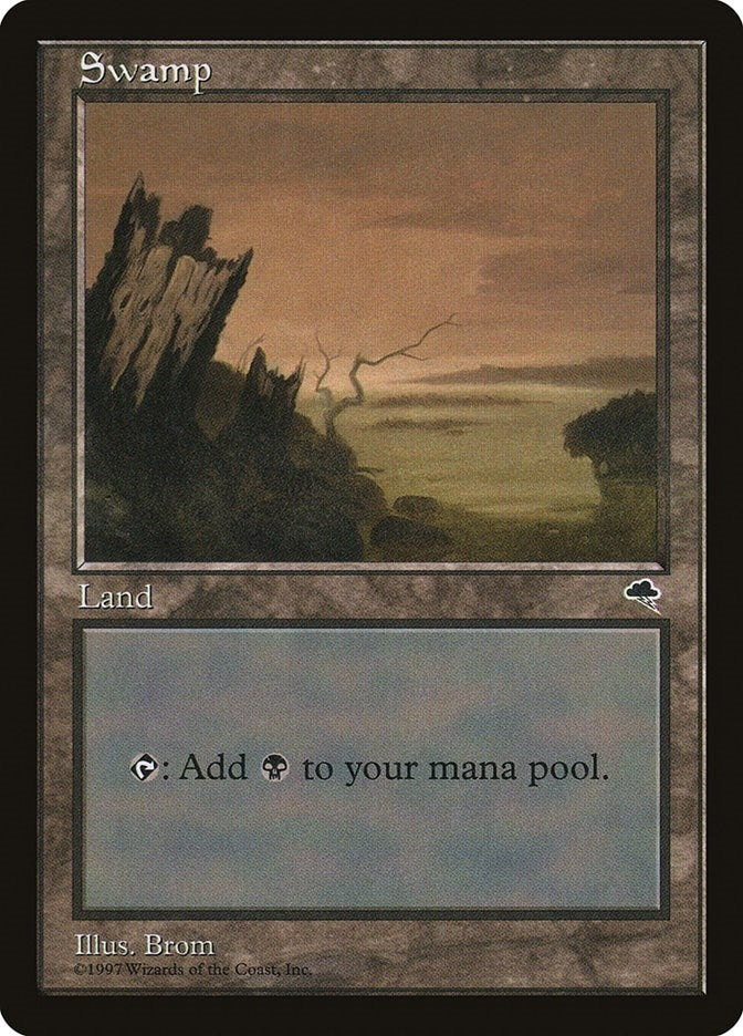 Image for Swamp (Vertical Log) (339) [Tempest] - Magic: The Gathering