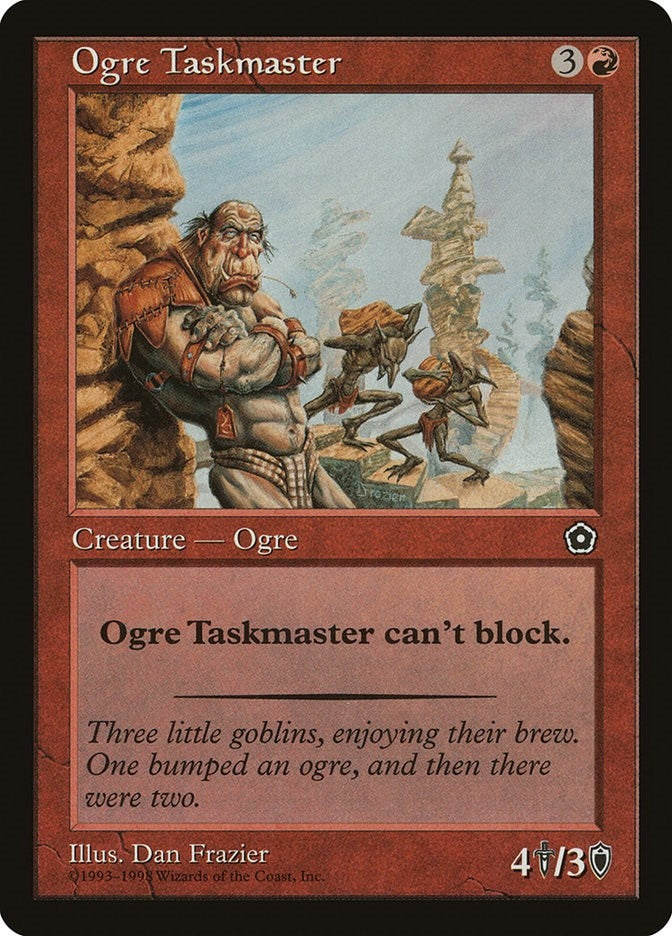 Image for Ogre Taskmaster [Portal Second Age] - Magic: The Gathering