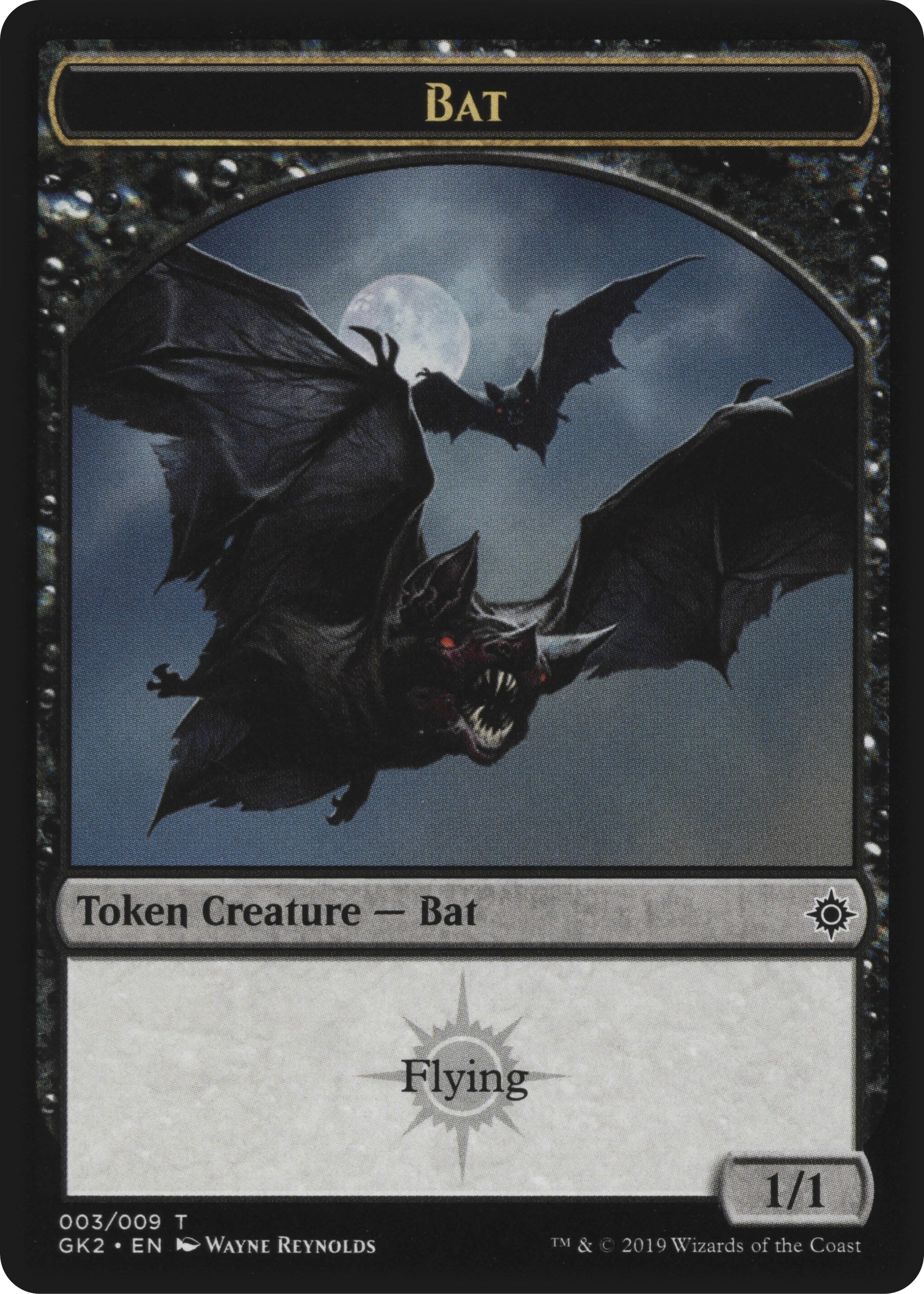 Image for Bat // Spirit (010) Double-Sided Token (3 // 10) [Ravnica Allegiance: Guild Kits] - Magic: The Gathering