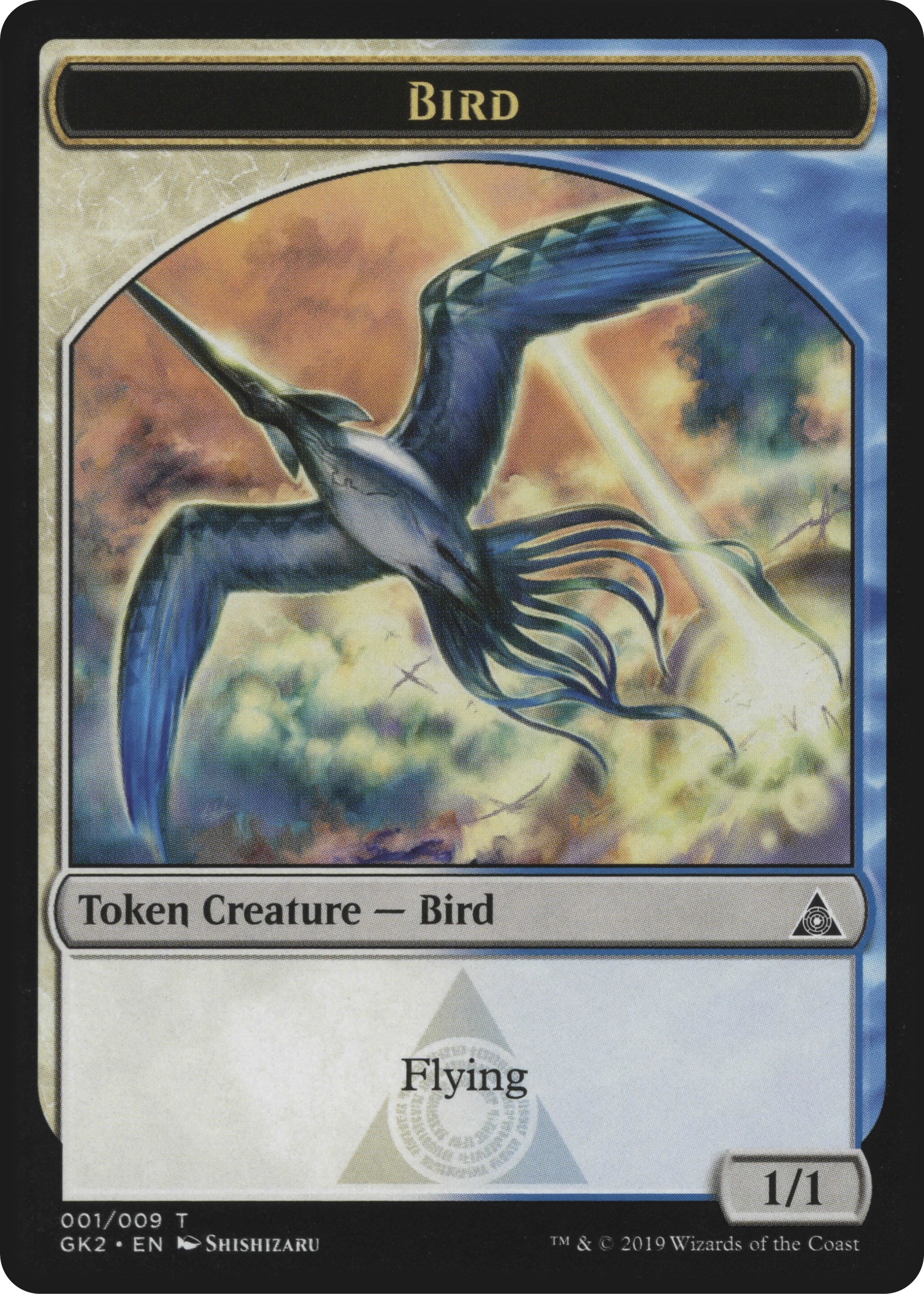 Image for Bird // Sphinx Double-Sided Token (1 // 9) [Ravnica Allegiance: Guild Kits] - Magic: The Gathering