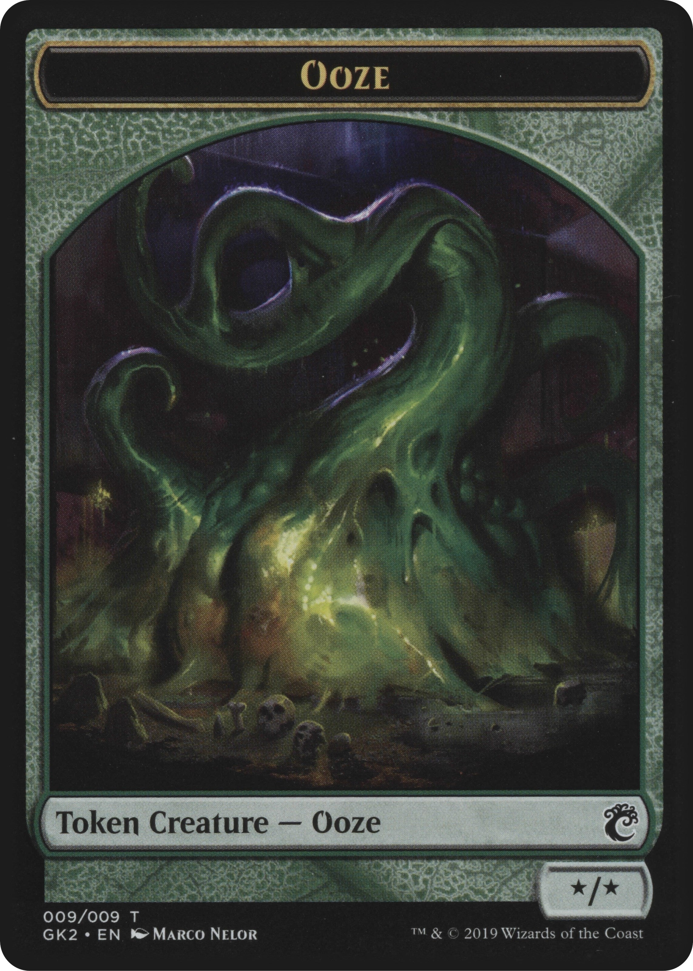 Image for Ooze // Frog Lizard Double-Sided Token (9 // 6) [Ravnica Allegiance: Guild Kits] - Magic: The Gathering