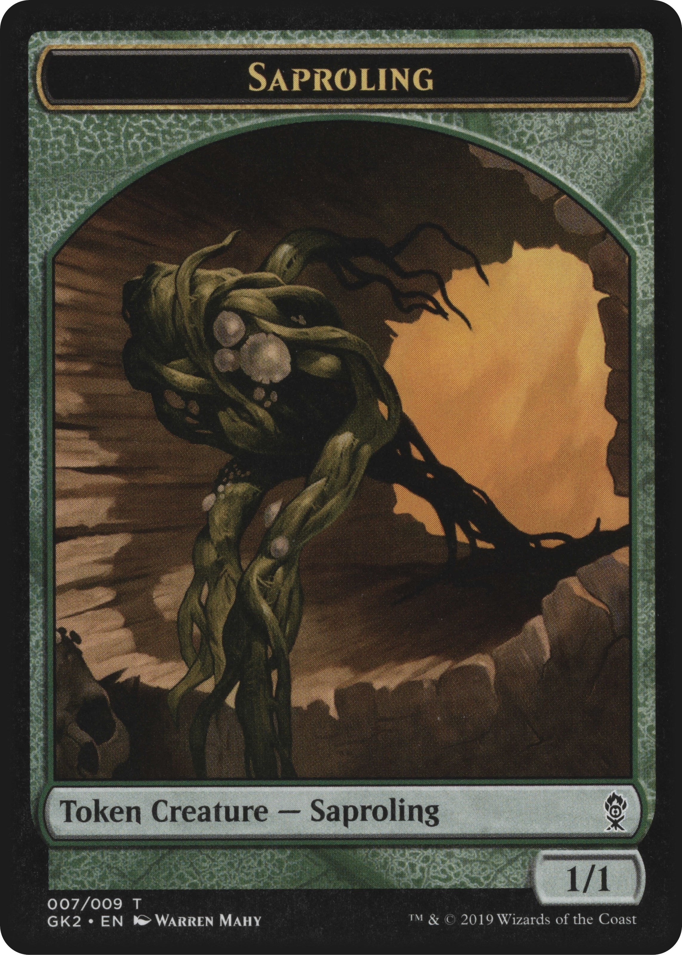 Image for Saproling // Wurm Double-Sided Token (7 // 8) [Ravnica Allegiance: Guild Kits] - Magic: The Gathering