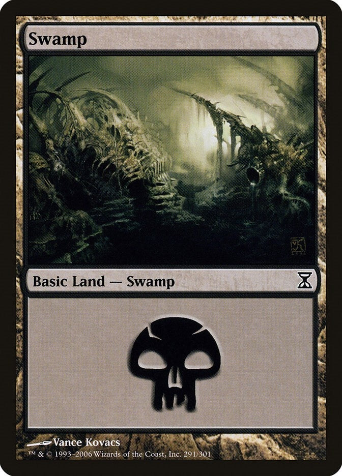 Image for Swamp (291) (291) [Time Spiral] - Magic: The Gathering