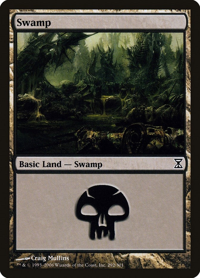 Image for Swamp (292) (292) [Time Spiral] - Magic: The Gathering