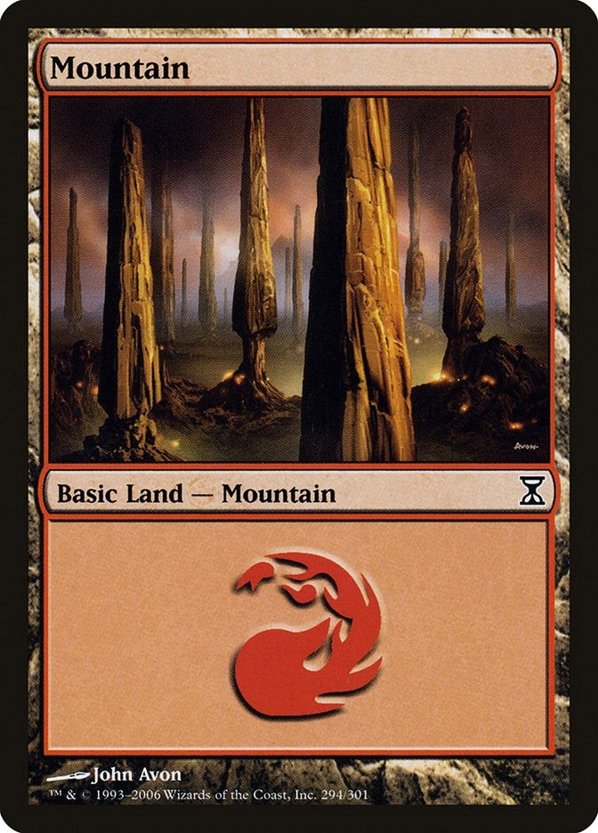 Image for Mountain (294) (294) [Time Spiral] - Magic: The Gathering