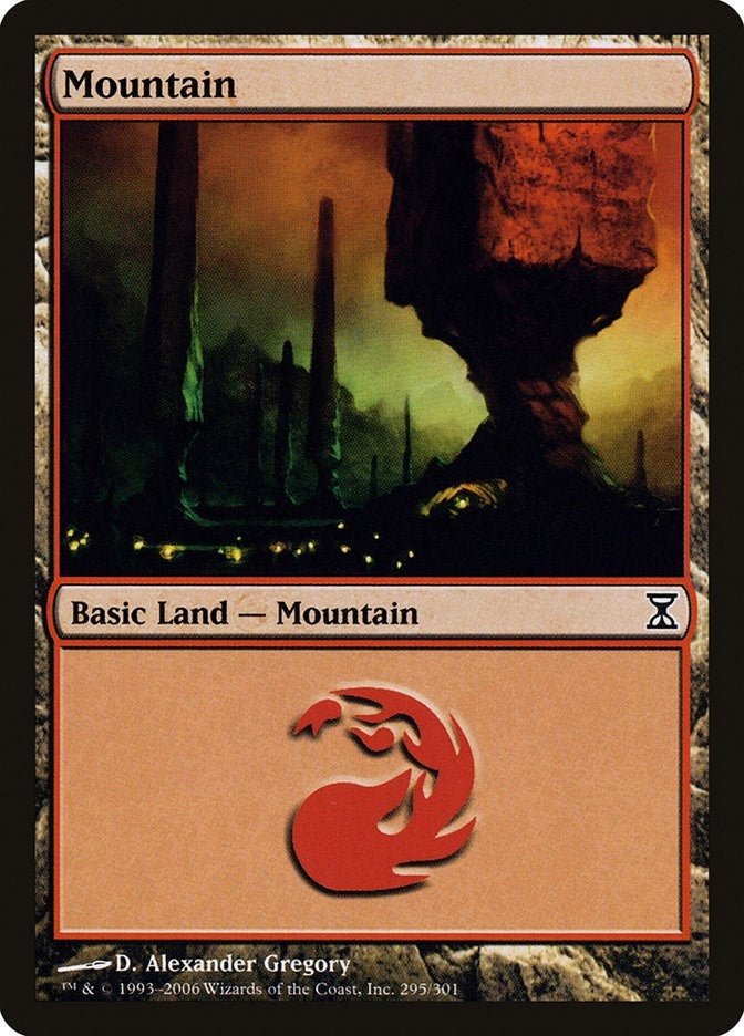 Image for Mountain (295) (295) [Time Spiral] - Magic: The Gathering